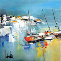 "Début de vacances" - 20x20