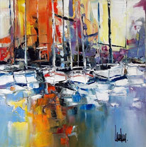 "Côte-côte II" - 30x30 