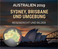 Sydney, Brisbane, Noosa, Glasshouse Mountains, Mount Beerburrum, Eumundi, Lone Pine Koala Sanctuary, Kangaroo Cliffs, Story Bridge, Botany Bay, Little Beach, Lavender Bay, Ku-ring-gai, Mackarel Beach, Avalon, Bilgola, Newport, Wendy's Secret Garden, Paddi