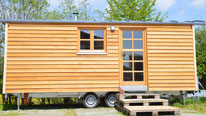 Tiny houses, Minihaus auf Rädern, fahrbares Haus