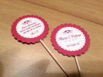Dawanda: Cupcake-Topper von La belle vie