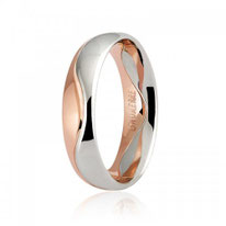 Fede Unoaerre Galassia Collezione Fedi 9.0 in oro Bianco e Rosa