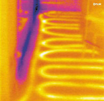 Thermographie Leckage Erkennung Fußbodenheizung