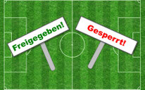 Ist der Rasenplatz freigegeben?