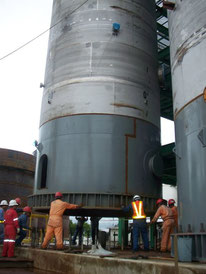 Montaje de tanque