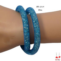 Bracelet double stardust bleu