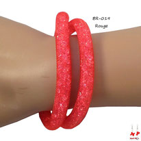 Bracelet double stardust rouge