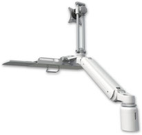 デスクマウント 昇降式 モニターアーム ディスプレイキーボード用 VESA:ASUL182EV7-D3-KDB