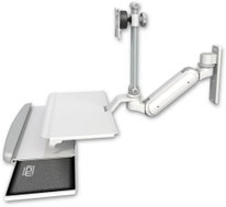 ASUL180iEV7-W3-KUS 医療・産業用 壁面取付 昇降式逆向きモニターアーム ワークステーション ICWUSA