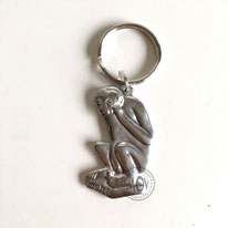 Porte-clefs singe grand'garde Mons