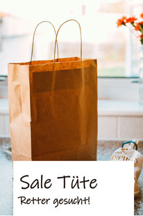 Sale Tüten, Lebensmittel retten, Öle retten, 