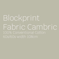 Cambric Blockprint Fabric Onlineshop India