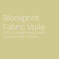 Blockprint Fabric Voile, Onlineshop India Delhi