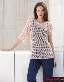 laine Katia collection Silky Lace modèle N°6025-18