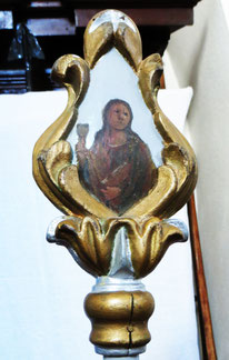 Aregno -Eglise Saint-Antoine Abbé - Saint Jean - Bâton de procession