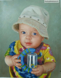 portrait-peinture-bebe