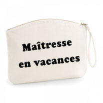 Pochette Maîtresse en vacances