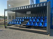 Tribünen-Container für Fussballvereine  Container