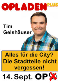 Tim Gelshäuser OP, OP plus, Plus, Wählergruppe, Mathias Itzwerth, Stefan Hebbel, CDU, Opladen, Uwe Richrath, Dirk Löb, Georgiou Menelaos, SPD,  Wählervereinigung, LEV, Opladen, Ulrich Vienken, Leverkusen, Bahnstadt, Opladen-plus, Wahl; Kommunalwahl, Rat L