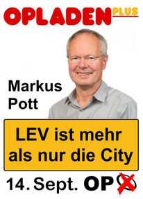 OP, OP plus, Plus, Wählergruppe, Mathias Itzwerth, Stefan Hebbel, CDU, Opladen, Uwe Richrath, Dirk Löb, Georgiou Menelaos, SPD,  Wählervereinigung, LEV, Opladen, Ulrich Vienken, Leverkusen, Bahnstadt, Opladen-plus, Wahl; Kommunalwahl, Rat Leverkusen, Bezi