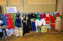 Exposition d' habits traditionnels bretons