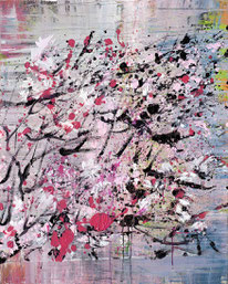 日出樱花 SUNRISE SAKURA 100X80CM 布面油画 OIL ON CANVAS 2024