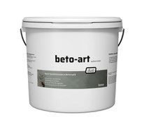 beto-art duo gibt es in zwei verschiedenen Körnungen. Grundspachtelung base für Struktur erarbeiten und feine finish für Endschicht.