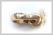 Schmuck aus 585er Weißgold oder Rotgold