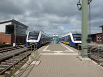 Treinen in station Bremervörde