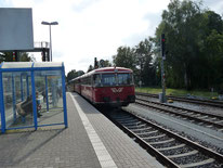 De Moorexpress in station Bremervörde