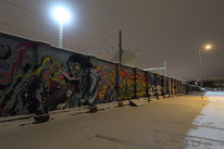 Graffitis nahe dem Bahnhof von Tallinn