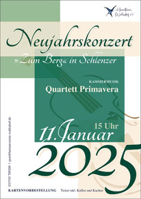 Neujahrskonzert 2025 mit Primavera in Schlenzer