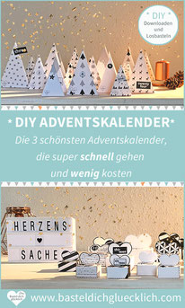Diy Adventskalender Basteln Die 3 Schonsten Adventskalender Die Super Schnell Gehen Und Wenig Kosten Diy Shop Blog Downloaden Drucken Glucklich Sein