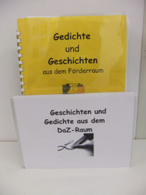 Kartei mit Geschichten und Gedichten aus dem Förderraum