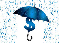 Regen Schirm Paragraphen Zeichen Versicherungen suggeriert chützt