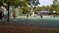 Warm Up auf dem Sportplatz