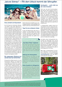 Cover vom Flyer Leissure Sickness