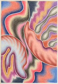15-38, coloured pencil on paper, 29,7 x 21 cm 