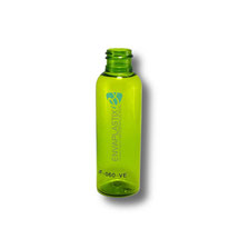 Envase boston 60ML. verde, Botella PET verde limón