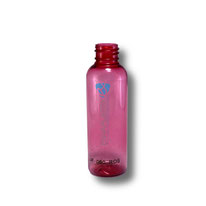Envase boston 60ml PET rosa, Botella jefferson rosa