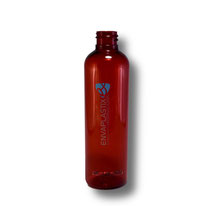 Envase boston 125ml. rojo, Botella PET rojo