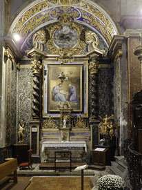 Bild: Seitenaltar in der Église Notre-Dame-de-l’Assomption in Puget-Théniers