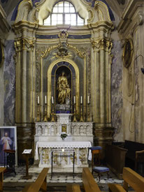 Bild: Seitenaltar in der Église Notre-Dame-de-l’Assomption in Puget-Théniers