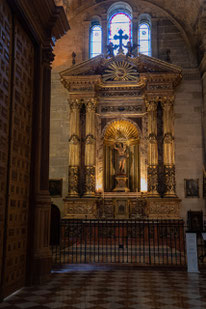 Bild: Seitenaltar in der Kathedrale "Catedral de la Encarnación" in Málaga 