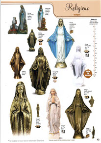 statue-vierge-marie-ornement-funeraire-sepulture-cimetiere