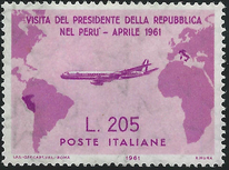 Gronchi rosa Italy peru 1961 visit