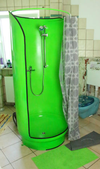  rénovation de salle de bain, dégâts d'eau? Mobile Dusche mieten, Komplettdusche von LocaFuites Luxembourg