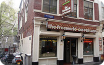 Coffeeshop The Freeworld Amsterdam