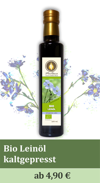 Zum Produkt Bio Leinöl, Bio Leinöl kaufen