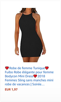 ❤️Robe de femme Tunique❤️Fuibo Robe élégante pour femme Bodycon Mini Dress❤️2018 Femmes Sling sans manches mini robe de vacances | Soirée Cocktail robe